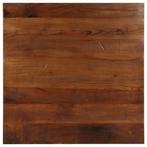 Recycle Hout Tafelblad 70cm | Tweede Kansje OP = OP, Huis en Inrichting, 50 tot 100 cm, Verzenden, Rustiek, Vierkant