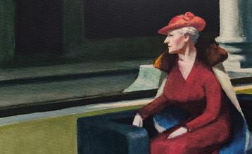Edward Hopper (1882-1967) (after) - Hotel Window, 1955 -
