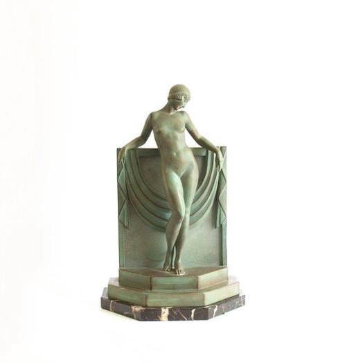 Max le Verrier - Pierre Le Faguays - Sculpture, “Sérénité” -, Antiek en Kunst, Kunst | Designobjecten