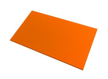 Acrylaat (PMMA) basisplaat (oranje, 50x30 cm, 3 mm dik) beschikbaar voor biedingen