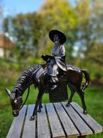 Toba op zn muilezel - Brons - Japan - 20e eeuw, Antiek en Kunst