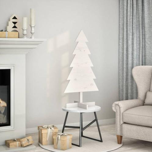 vidaXL Kerstdecoratie kerstboom 100 cm massief grenenhout, Diversen, Kerst, Nieuw, Verzenden