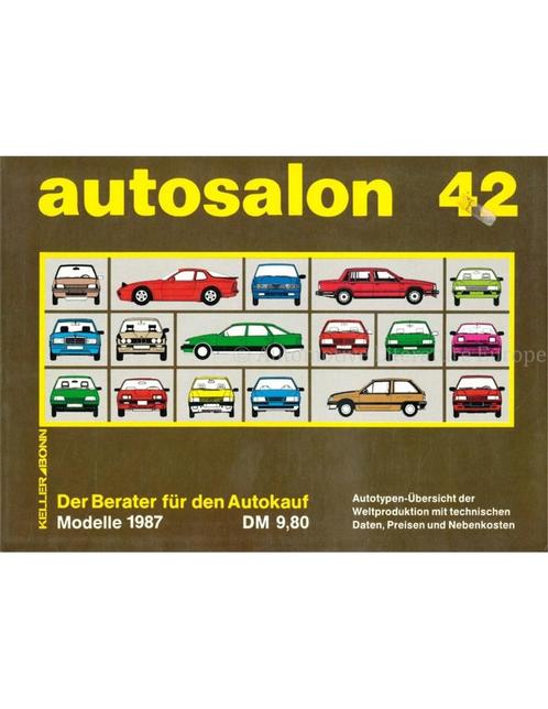 1987 AUTOSALON 42, Livres, Autos | Livres