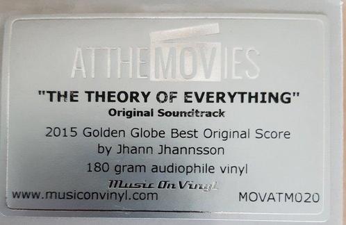 Jóhann Jóhannsson - The Theory Of Everything (Original, Cd's en Dvd's, Vinyl Singles