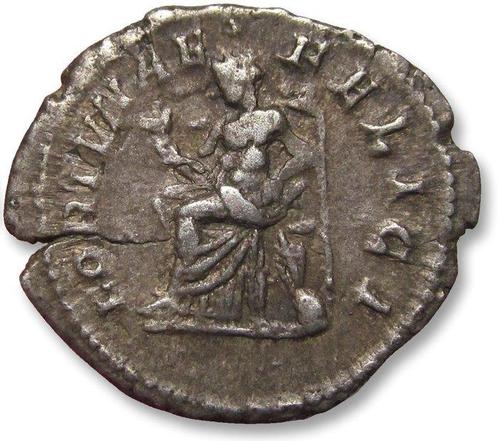 Romeinse Rijk. Julia Domna (Augusta, AD 193-217). Denarius, Postzegels en Munten, Munten | Europa | Niet-Euromunten