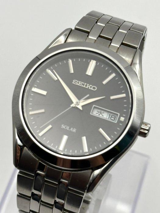 Seiko - SOLAR - Zonder minimumprijs - V158-0AZ0 - Heren -, Handtassen en Accessoires, Horloges | Antiek