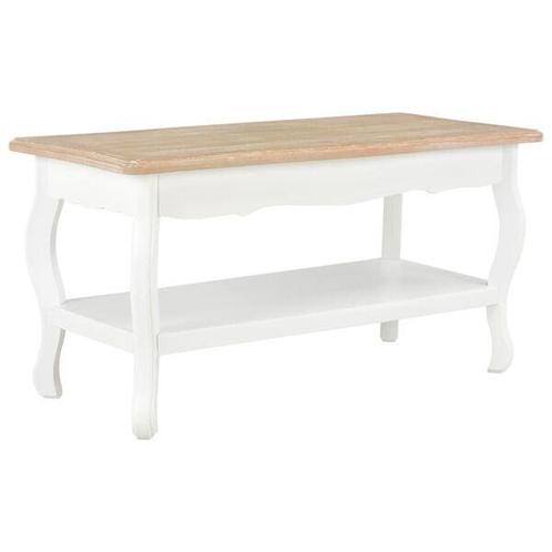 Houten Salontafel met Schap | Retour Deal | 40% Profijt!, Huis en Inrichting, Tafels | Salontafels, 50 tot 100 cm, Rechthoekig