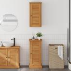 vidaXL Badkamermeubel Set met plank 2 pcs Bruin en, Verzenden, Nieuw