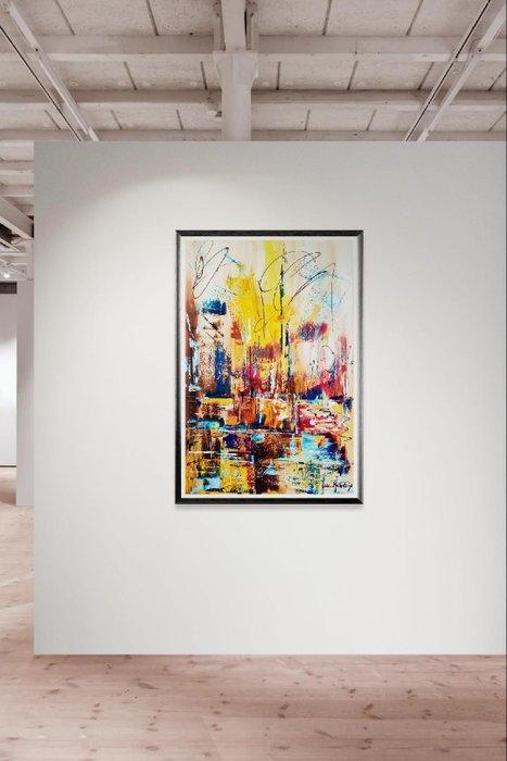 Luc Mora - Instant foret - XXL - no reserve, Antiek en Kunst, Kunst | Schilderijen | Modern