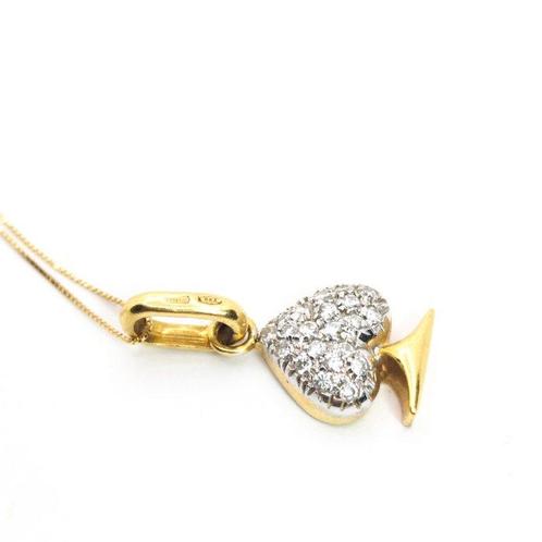 Zonder Minimumprijs - Halsketting - 18 karaat Geel goud -, Handtassen en Accessoires, Kettingen