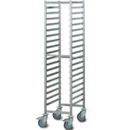 Regaalwagen | RVS | 18 Etages (1/1 GN) | Wielen (Geremd) |, Zakelijke goederen, Horeca | Keukenapparatuur, Verzenden, Nieuw in verpakking