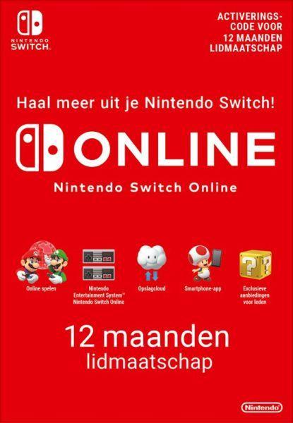 Nintendo Switch Online-12 Maanden (NSW) NIEUW, Games en Spelcomputers, Games | Overige, Ophalen of Verzenden