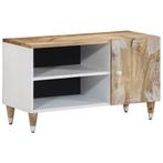 vidaXL Tv-meubel 80x31,5x46 cm massief mangohout, Huis en Inrichting, Verzenden, Nieuw