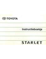 1990 TOYOTA STARLET INSTRUCTIEBOEKJE NEDERLANDS