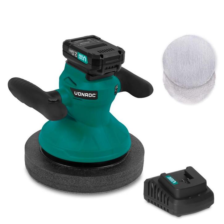 Accu polijstmachine 20V – 2.0Ah - Ø240mm | Incl. accu en, Doe-het-zelf en Bouw, Gereedschap | Overige machines, Nieuw, Verzenden