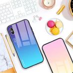 Xiaomi Redmi Note 8 Gradient Hoesje - TPU en 9H Glas -, Télécoms, Téléphonie mobile | Housses, Coques & Façades | Marques Autre