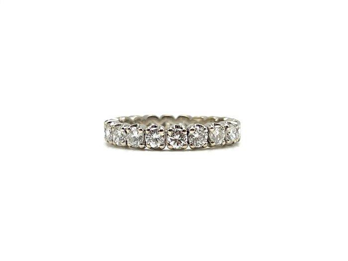 Ring - 18 karaat Witgoud - 1.40ct. tw. Diamant (Natuurlijk), Handtassen en Accessoires, Ringen