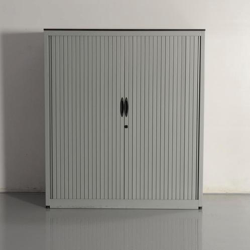 Aspa roldeurkast, aluminium, 136 x 120 cm, incl. 3 legborden, Huis en Inrichting, Kasten | Roldeurkasten en Archiefkasten, Gebruikt