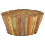 vidaXL Salontafel Ø65x31 cm massief gerecycled hout, Verzenden, Nieuw