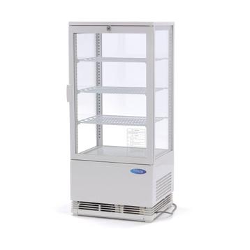Mini Koelvitrine - 78 L - 43 cm - Wit, Verzenden