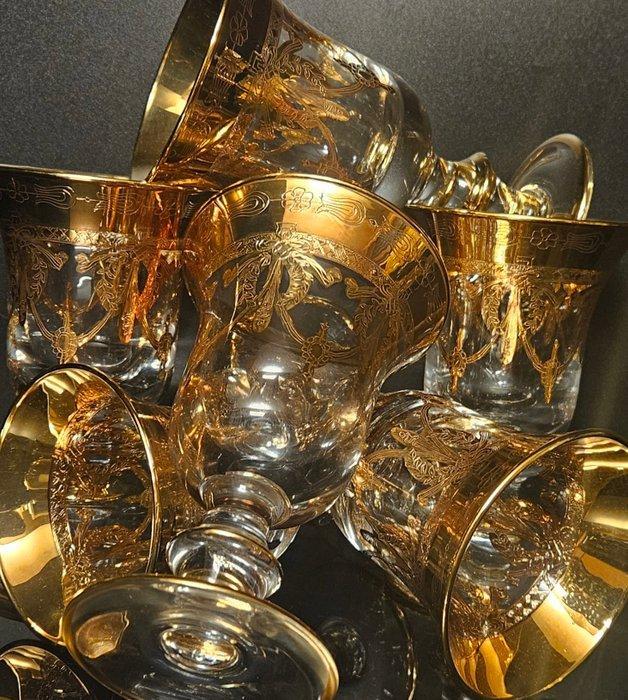 antica cristalleria italiana - Bokaal (6) - huge and heavy, Antiquités & Art, Antiquités | Meubles | Tables