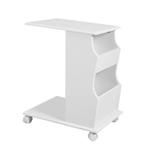 Tweedekans | SoBuy Bijzettafel op wieltjes - 31x53x63 cm -, Huis en Inrichting, Tafels | Salontafels, Ophalen of Verzenden, Nieuw