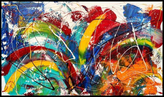 Luc Mora - Forest in fire - XXL, Antiek en Kunst, Kunst | Designobjecten