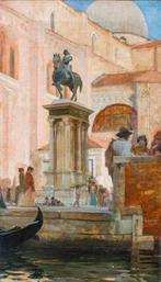 Charles Lebayle (1856 - 1898) - Venezia, Scorcio di Campo, Antiquités & Art