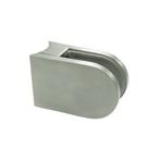 Balustrade glasklem 8 mm 63 x 45 mm (ronde buis), Verzenden, Nieuw