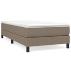 Bedframe 90x200 stof taupe | Retour Deal | 42% Korting!, 90 cm, Verzenden, Nieuw, 200 cm