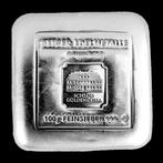 100 gram - Zilver - Geiger - Silberbarren gegossen, Postzegels en Munten, Edelmetalen en Baren