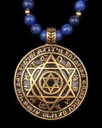 Lapis lazuli - Ketting - Zegel van Salomon (ster van Zion of, Antiek en Kunst