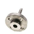 Pilier de tuyau 13x25 mm en acier inoxydable 1.4401 avec, Bricolage & Construction, Verzenden