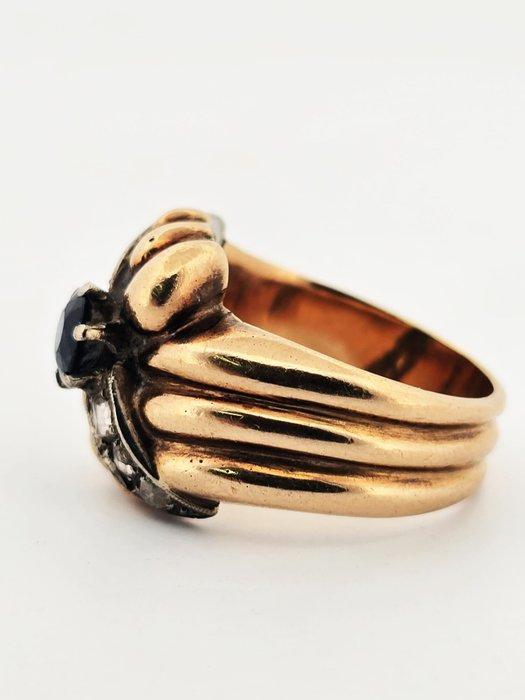 Ring - 18 karaat Geel goud - 1.60ct. tw. Diamant, Handtassen en Accessoires, Ringen