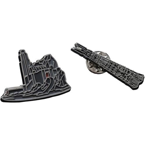 Lord of the Rings Collectors Pins 2-Pack Helms Deep & Ortha, Collections, Lord of the Rings, Enlèvement ou Envoi