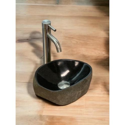 Waskom Casajoy Kenzo 30cm Riviersteen, Doe-het-zelf en Bouw, Sanitair, Overige typen, Nieuw, Ophalen of Verzenden