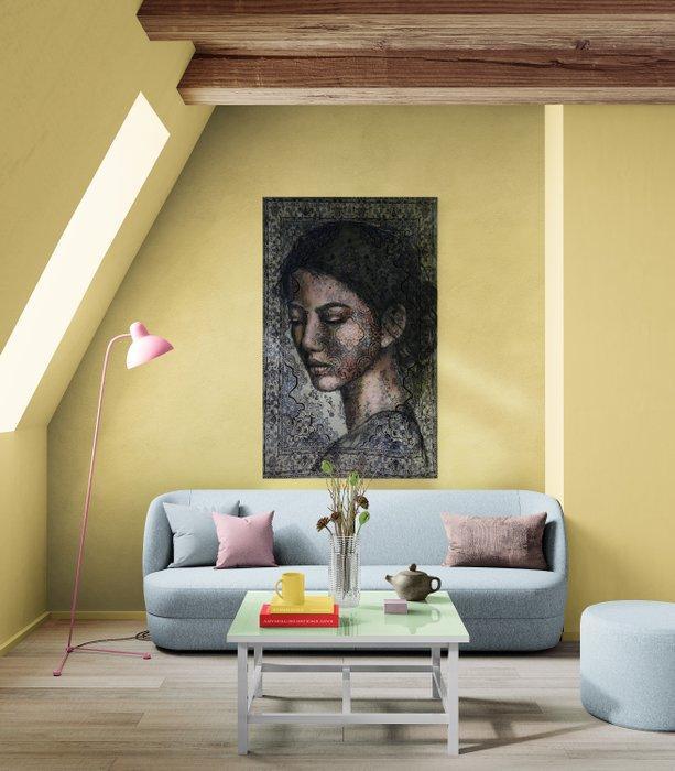 Jacqueline Klein Breteler - “Sound of silence.”-painting on, Antiek en Kunst, Kunst | Schilderijen | Modern