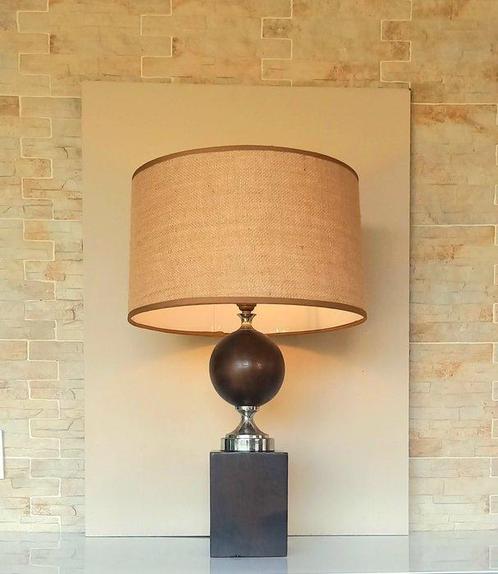 Philippe Barbier - Lamp - Chroom, Hout - **Zeldzaam model**, Antiek en Kunst, Curiosa en Brocante