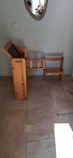 Bureau plat - Bois de pin - Bureau pour enfants pliable, Antiek en Kunst