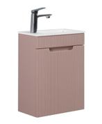 Toiletmeubel Thermis 40 x 22 cm Mat Roze Fonteinmeubel, Doe-het-zelf en Bouw, Verzenden, Nieuw