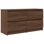 Tv-meubel Bruin Eiken 100cm | Retour Deal | 40% Korting, 100 tot 150 cm, Verzenden, Nieuw, Minder dan 100 cm