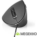 Ergonomic Wired Mouse | 3200 DPI | 6-Button | Black, Informatique & Logiciels, Verzenden