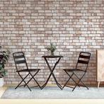 vidaXL Wandpanelen 10 st 3D 100x50 cm EPS lichtbruin, Doe-het-zelf en Bouw, Verzenden, Nieuw