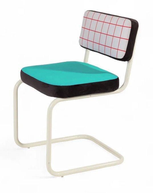 Seletti - Hello Again - Stoel - Superchair Rood Raster -, Antiquités & Art, Art | Objets design