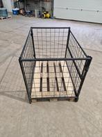 Pallet opzetrand 1200x800x965mm zwart gebruikt, Ophalen of Verzenden, Nieuw