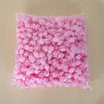 Foamroos lia 3.5 cm roze +/- 50st los roosjes voor wat, Nieuw