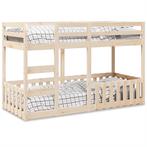vidaXL Stapelbed massief grenenhout 90x190 cm, Verzenden