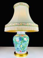 Porcelaine De Paris - Tafellamp - XXL handgeschilderd in, Antiek en Kunst