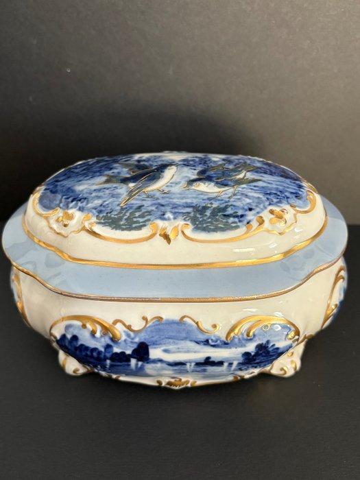 Limoges - Doos (2) - Porselein - Vogels & vlinder,, Antiek en Kunst, Antiek | Glaswerk en Kristal