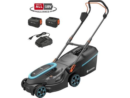 GARDENA PowerMax 37/36V P4A Read Grasmaaier Accu Incl. 2, Huis en Inrichting, Woonaccessoires | Overige, Zo goed als nieuw, Verzenden